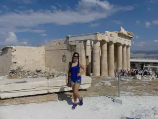 Emiy at the Acropolis