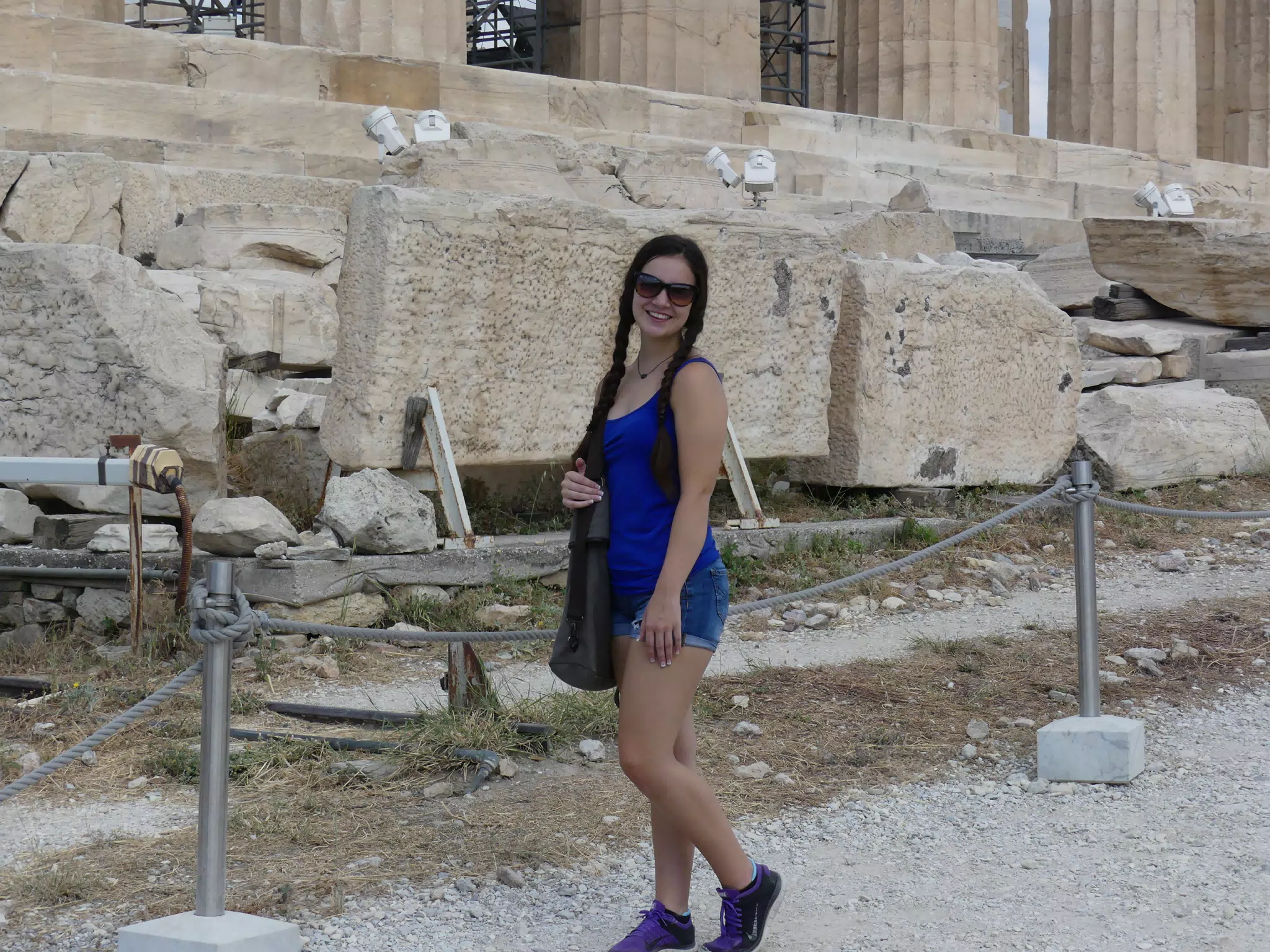 Emily on the Acropolis