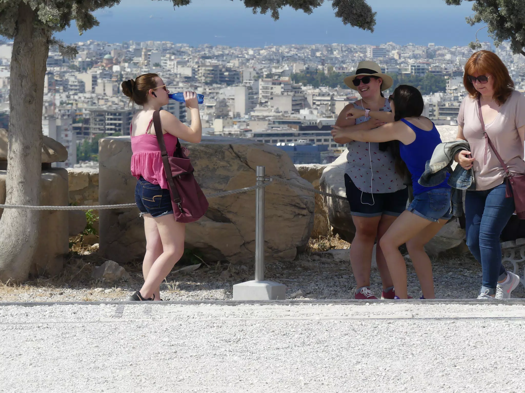 Emily Breakdancing on the Acropolis