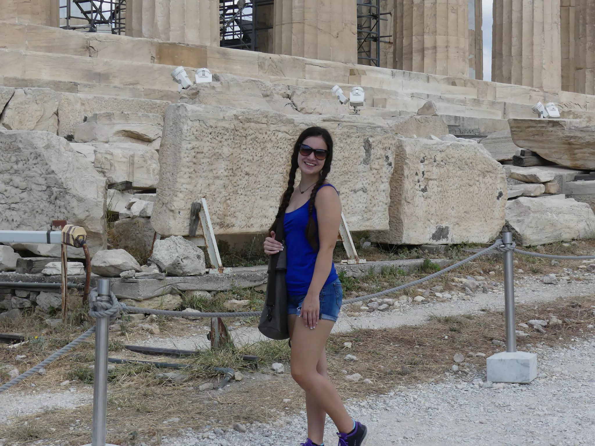 Emily on the Acropolis