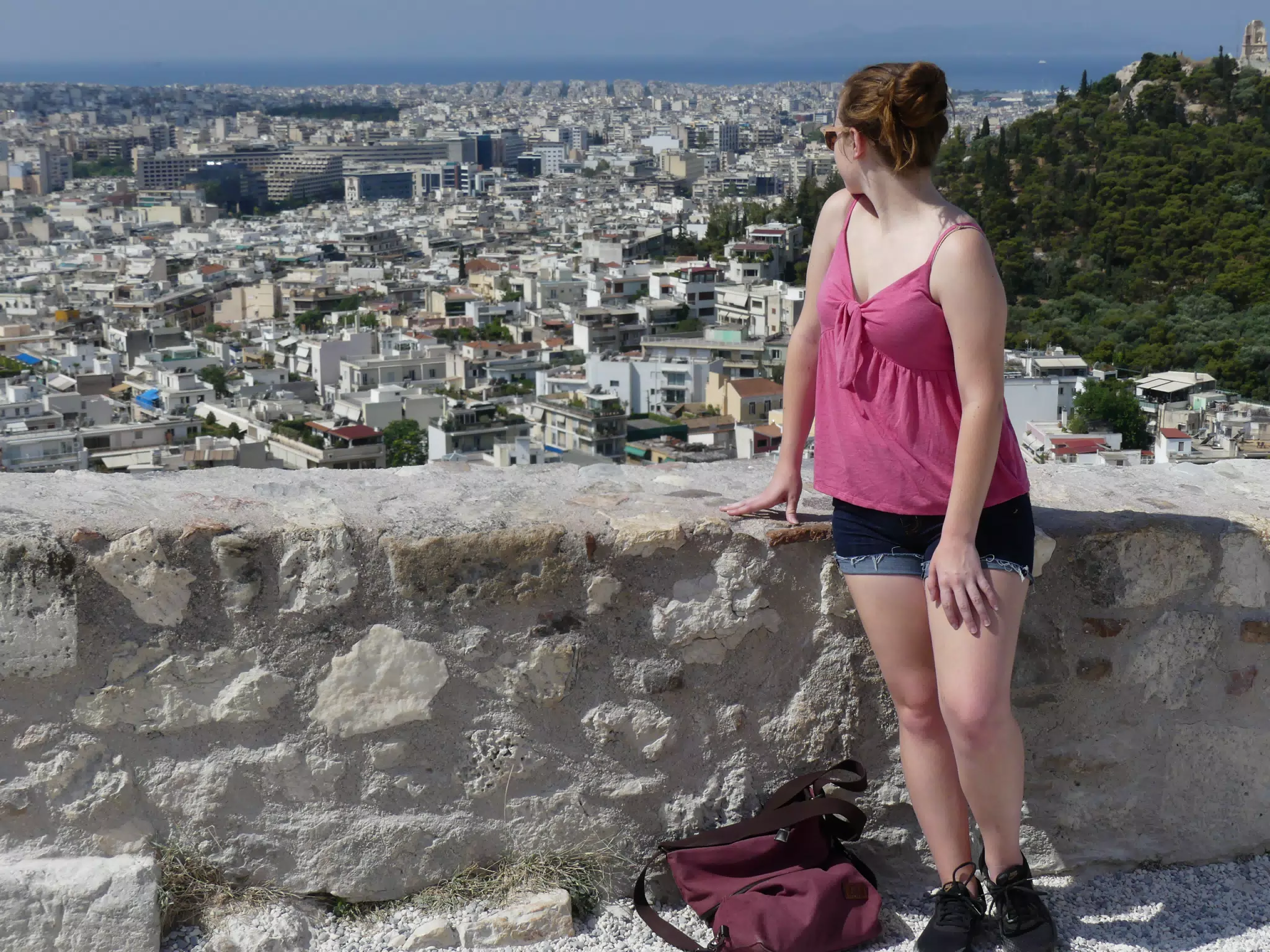 Madeline Looking at Athens