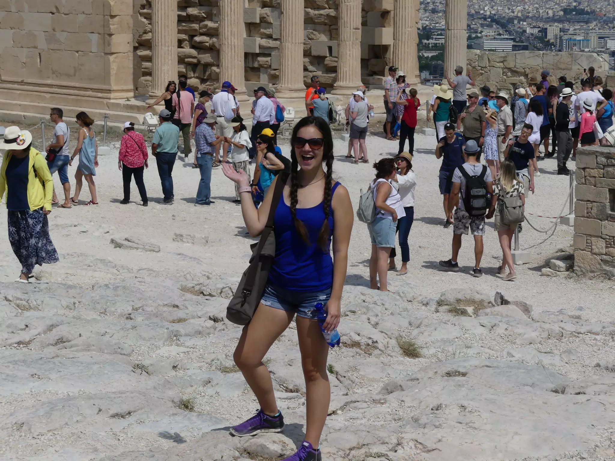 Emily on the Acropolis