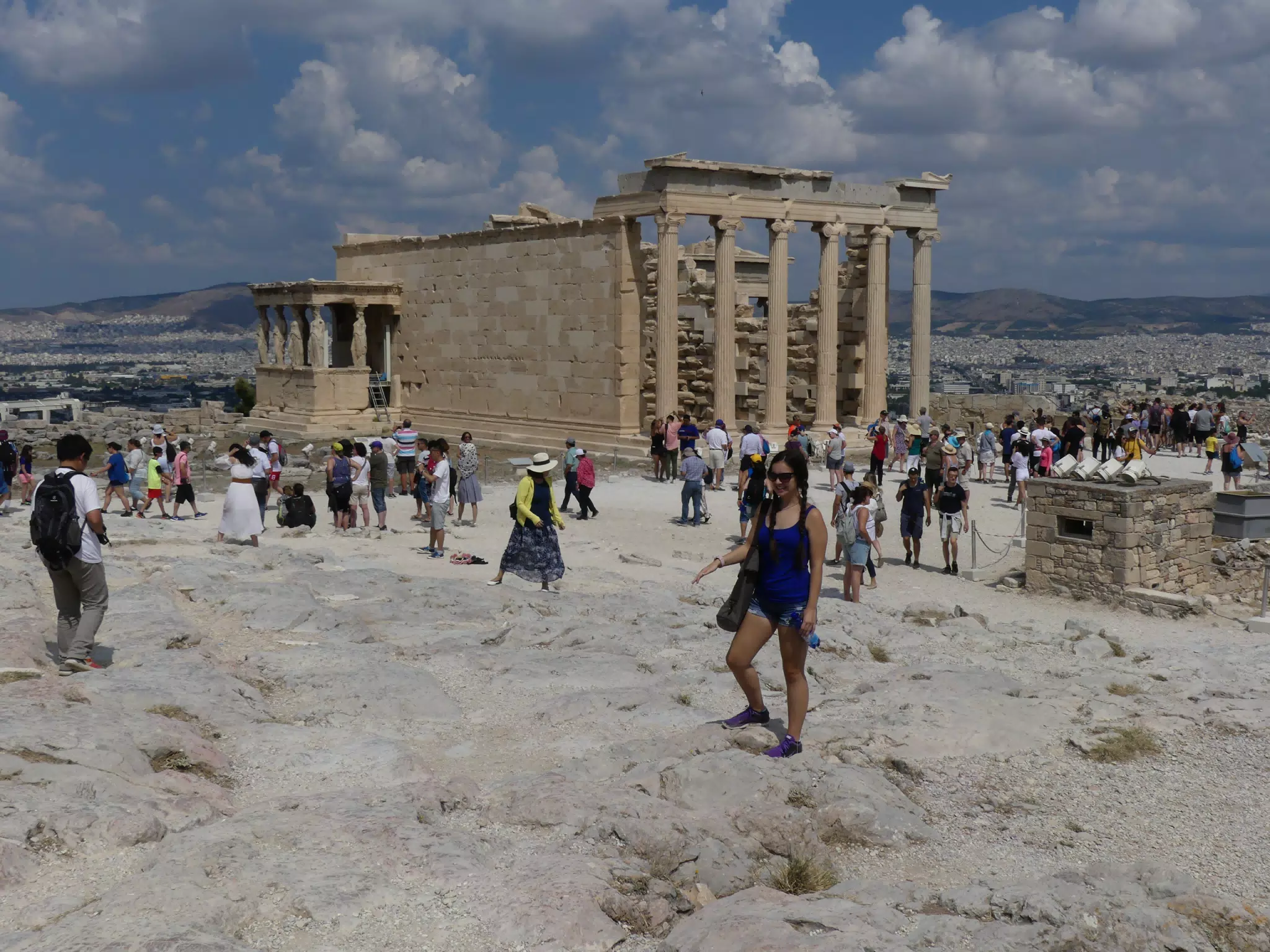 Emily on the Acropolis