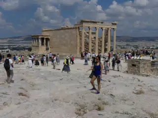Emily on the Acropolis