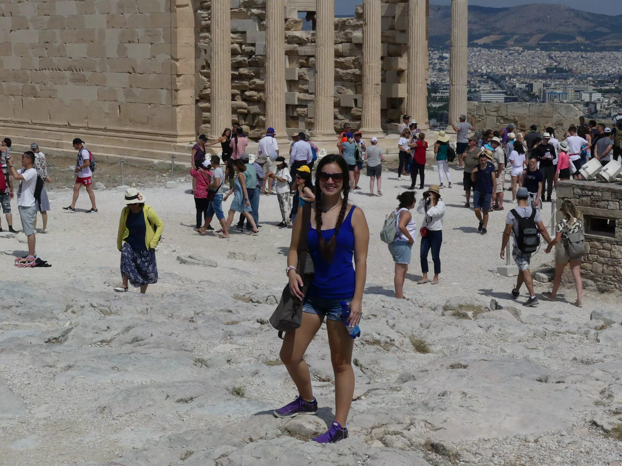 Emily on the Acropolis