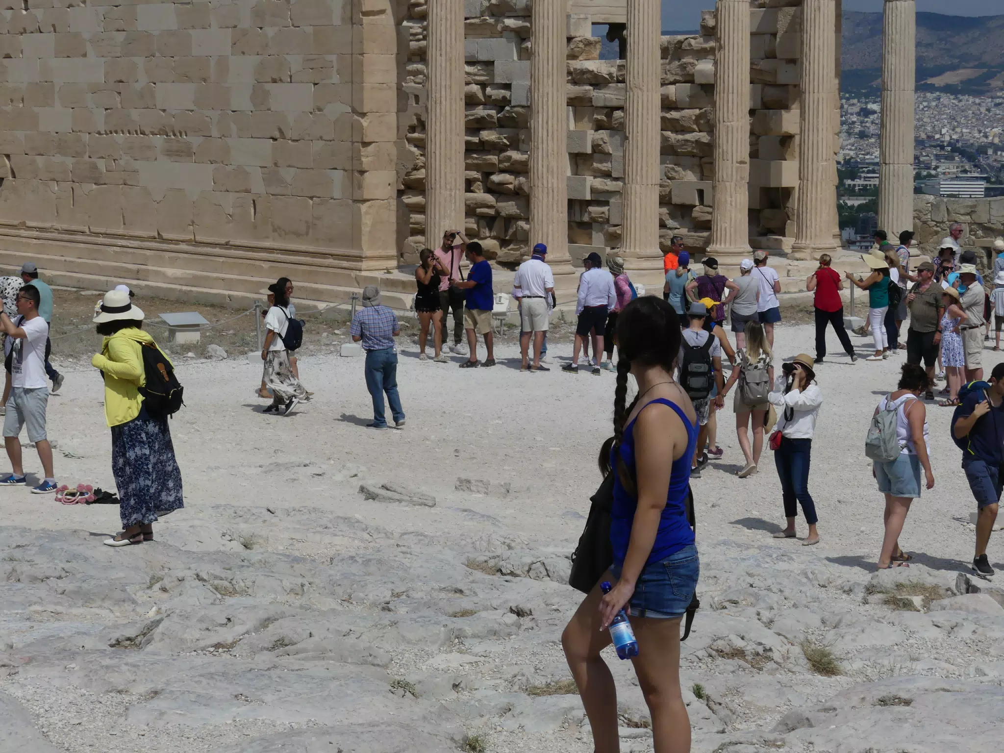 Emily on the Acropolis