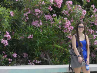Girl in Greek Park