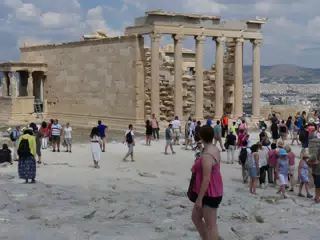Madeline on the Acropolis