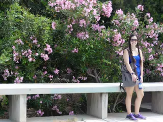 Girl in Park in Athens