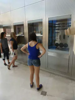 Girl with Museum Exhibit