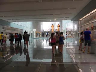 Girls in the New Acropolis Museum