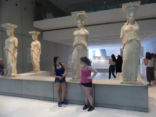 Girls in Museum