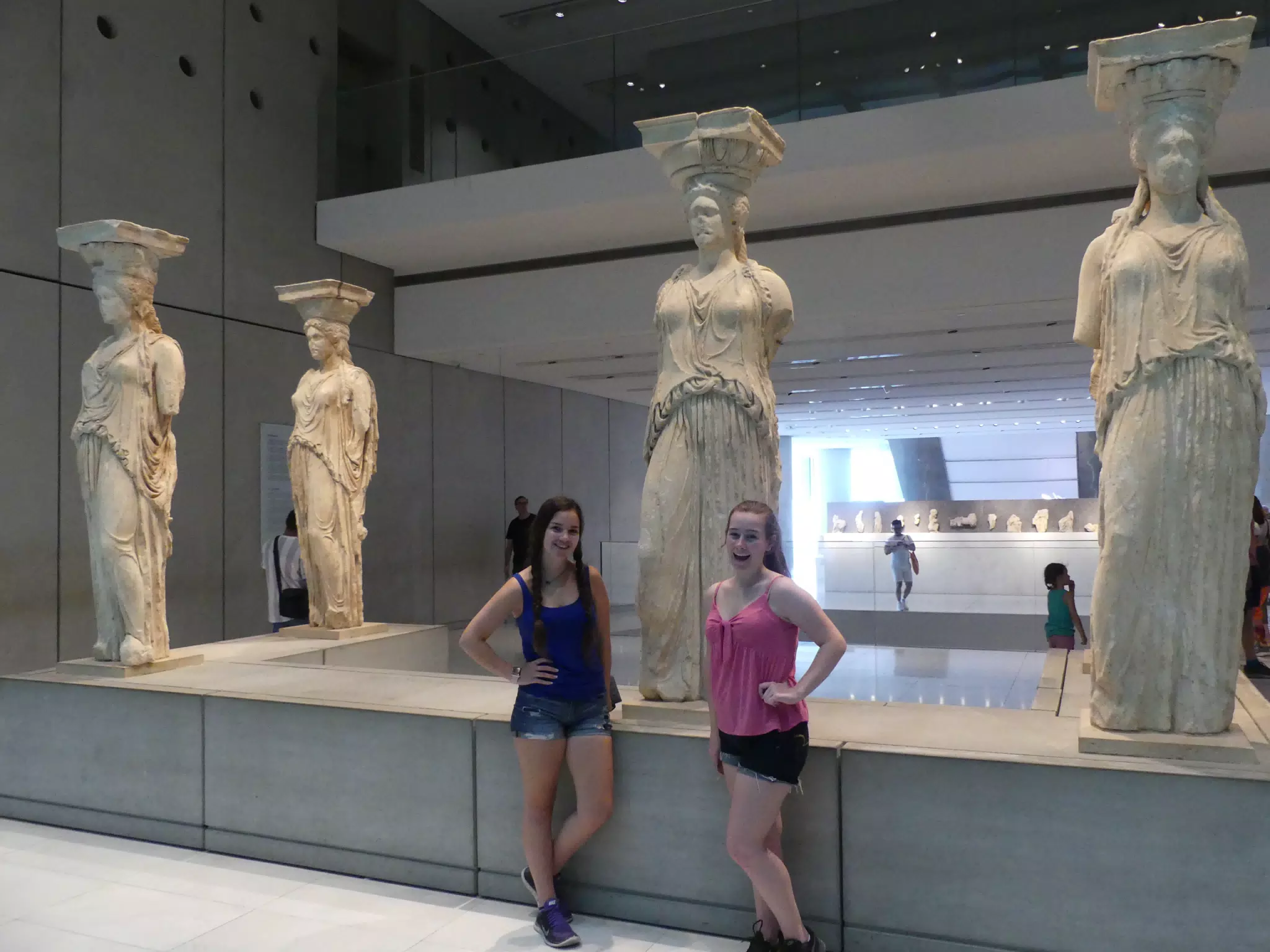 Teens in the New Acropolis Museum