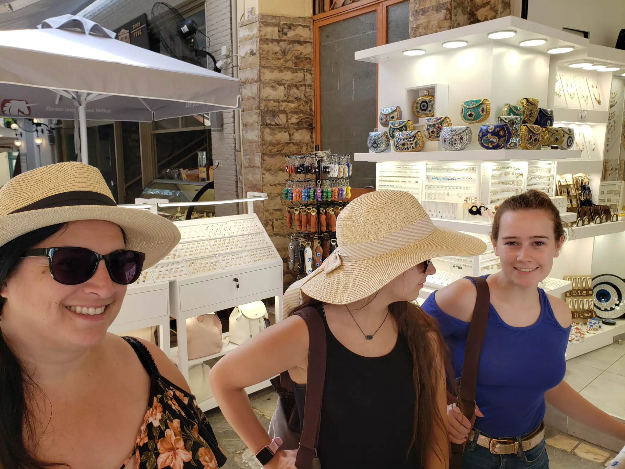 The Girls Shopping in Greece