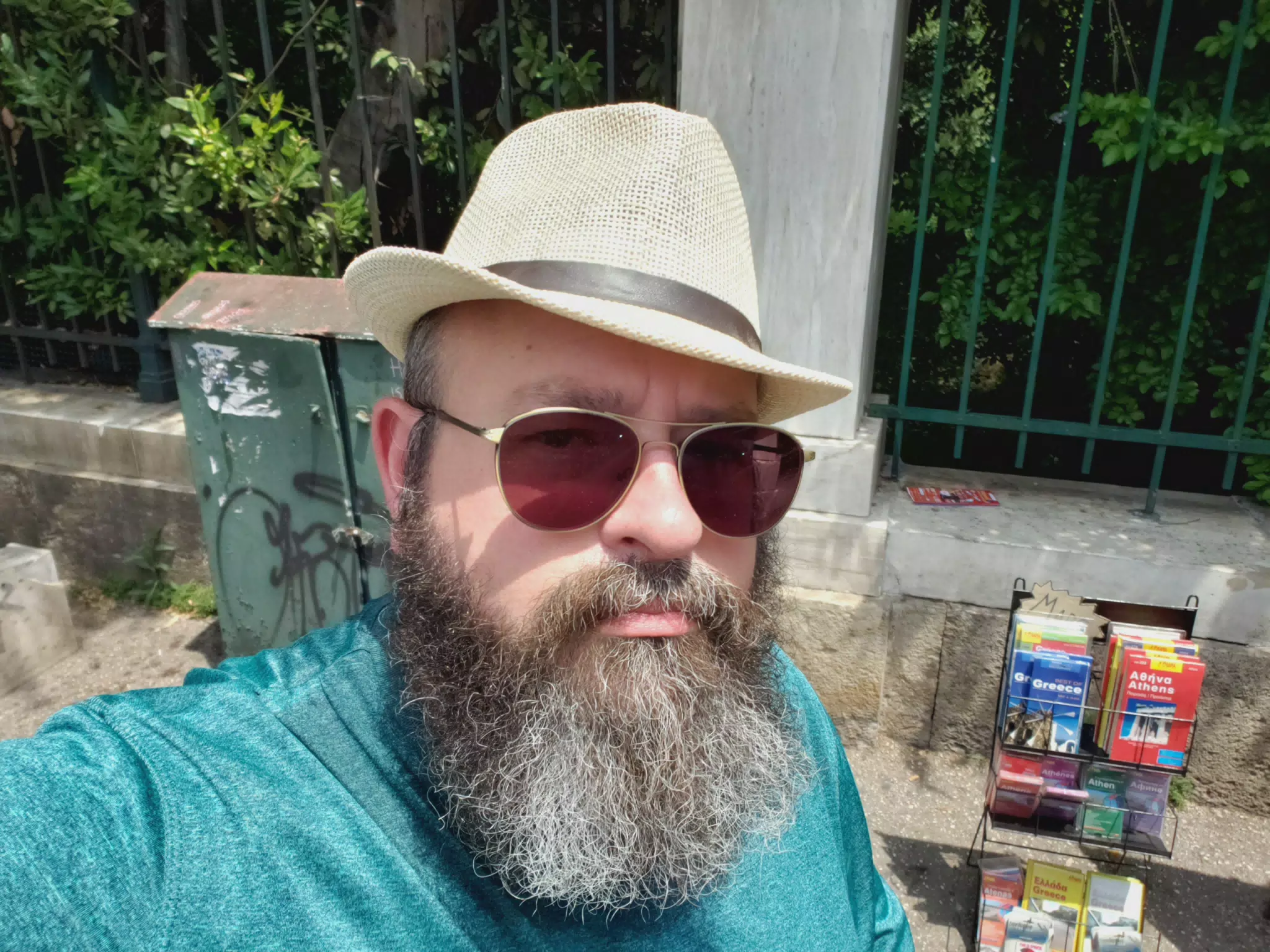 Scott with Hat in Athens