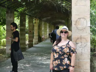 Dominica at the National Gardens in Athens