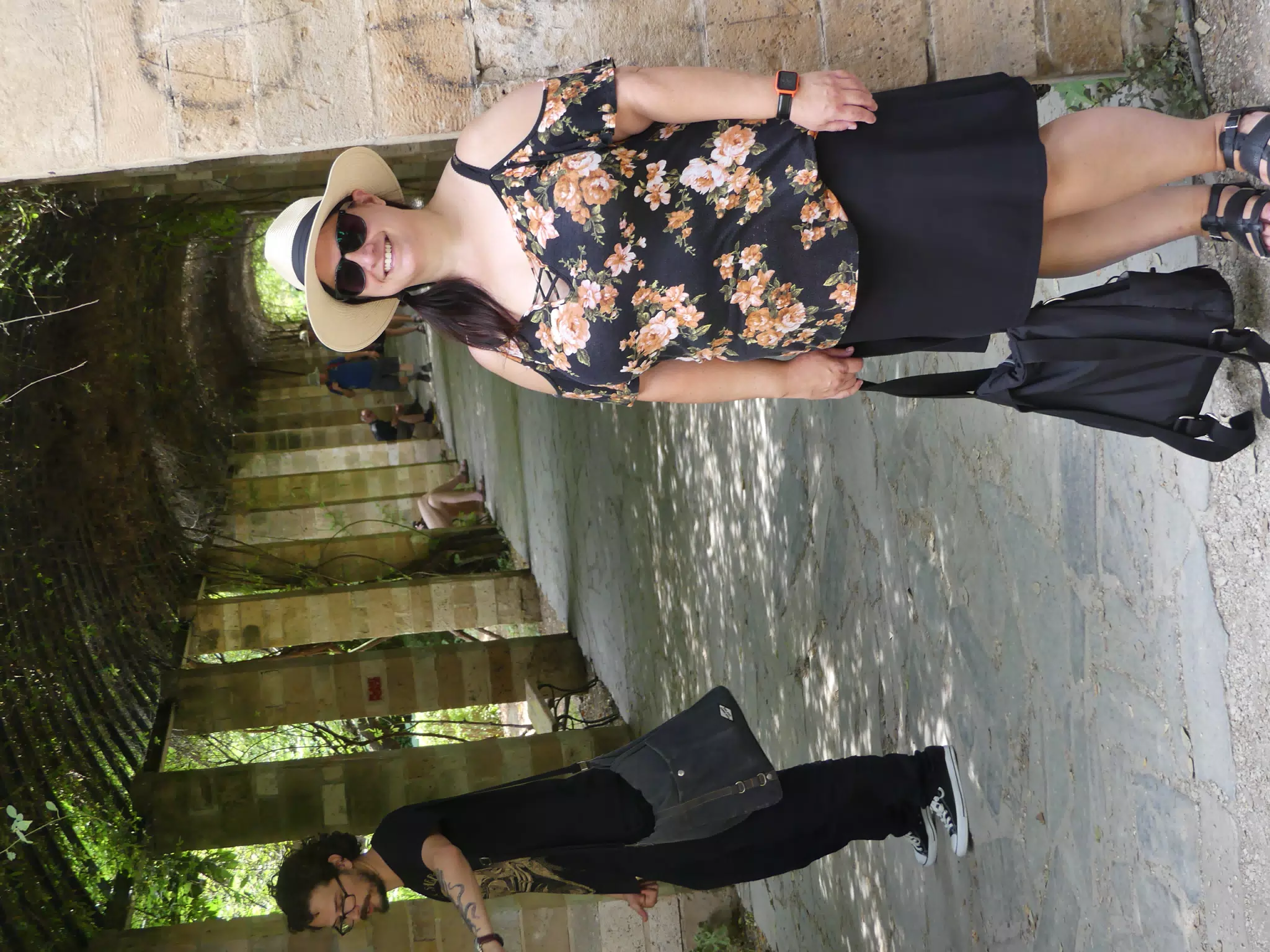 Dominica in the National Gardens in Athens