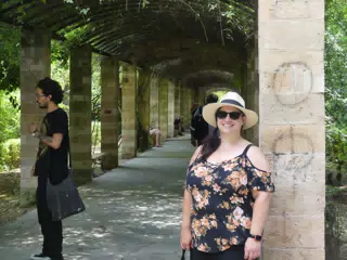 Dominica at the National Gardens in Athens