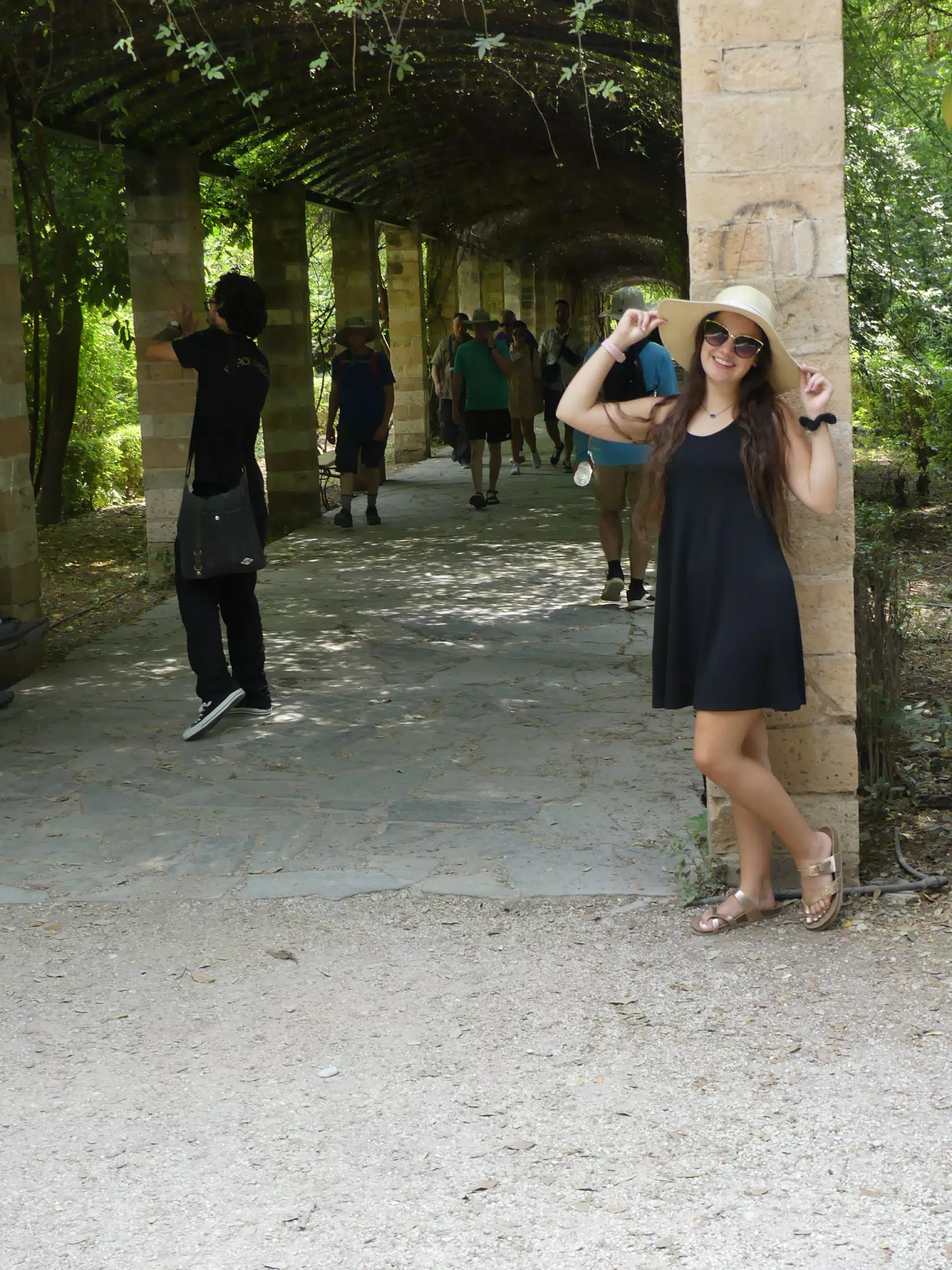 Girl in Hat at National Garden
