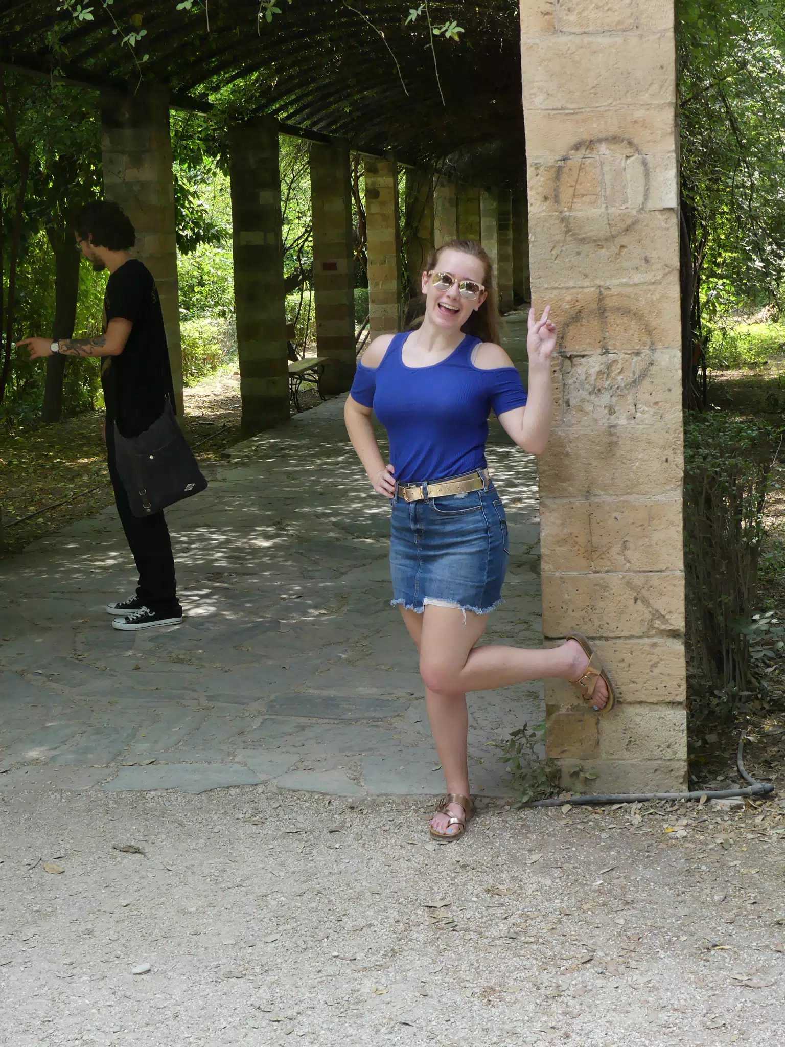 Madeline in Park in Athens
