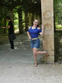 Madeline in Park in Athens