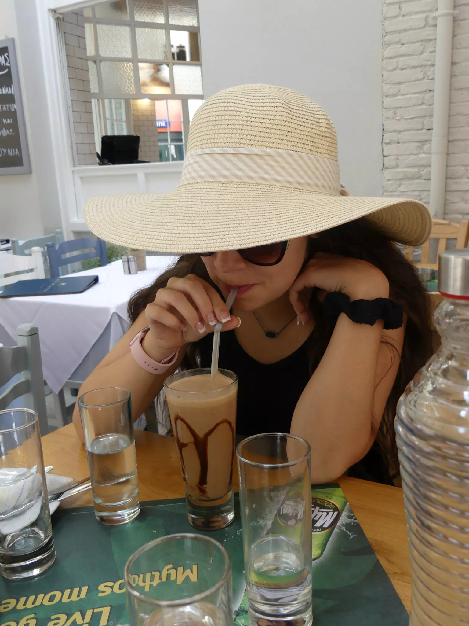 Emily with Dessert