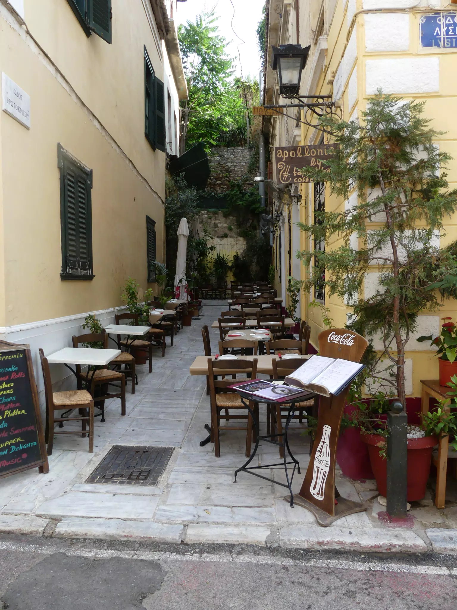 SMall Street in Athens