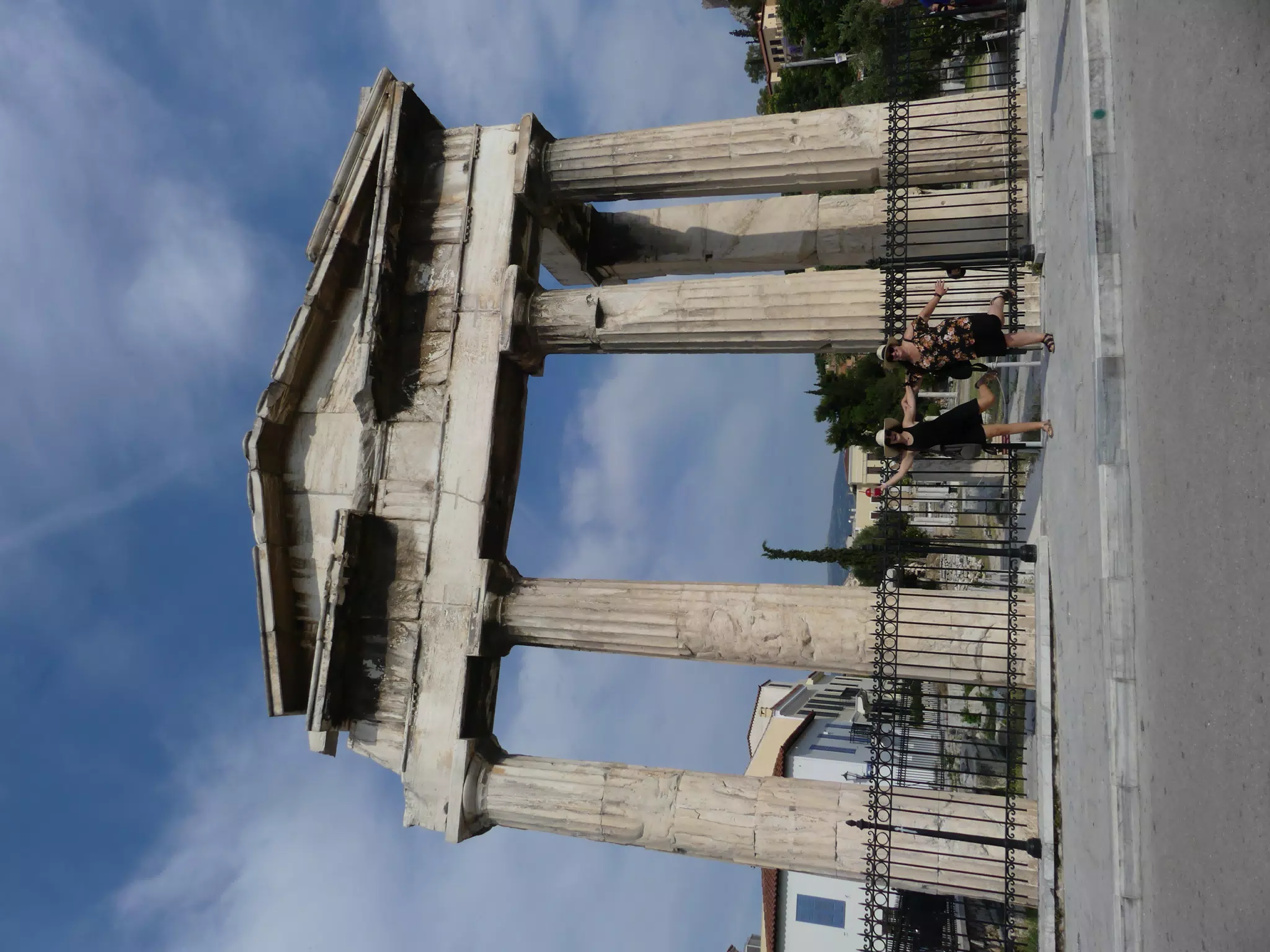 Emily and Dominica in Athens