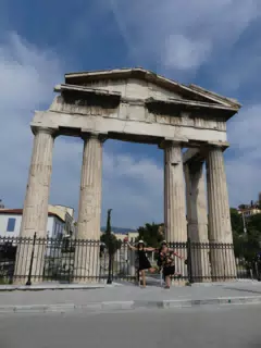 Emily and Dominica in Athens