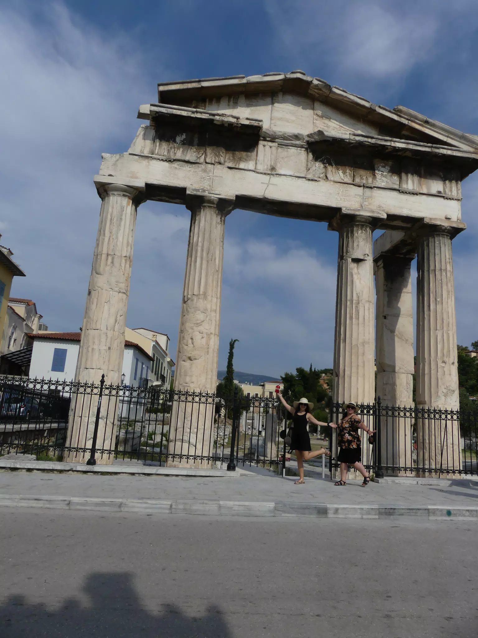 Emily at Ruins in Athens