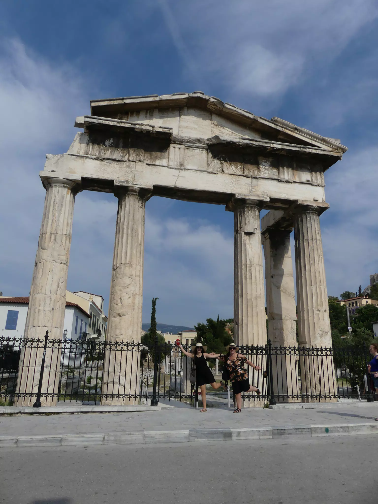 Emily and Dominica in Athens