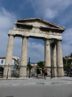 Emily and Dominica in Athens