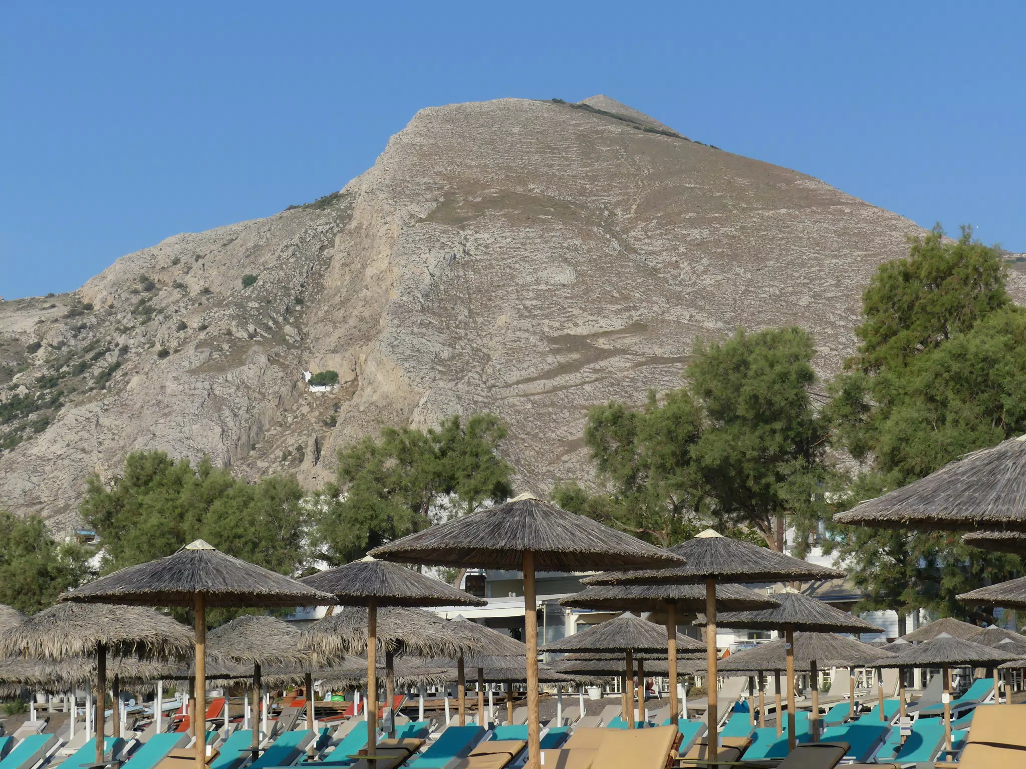 Mountain on Santorini
