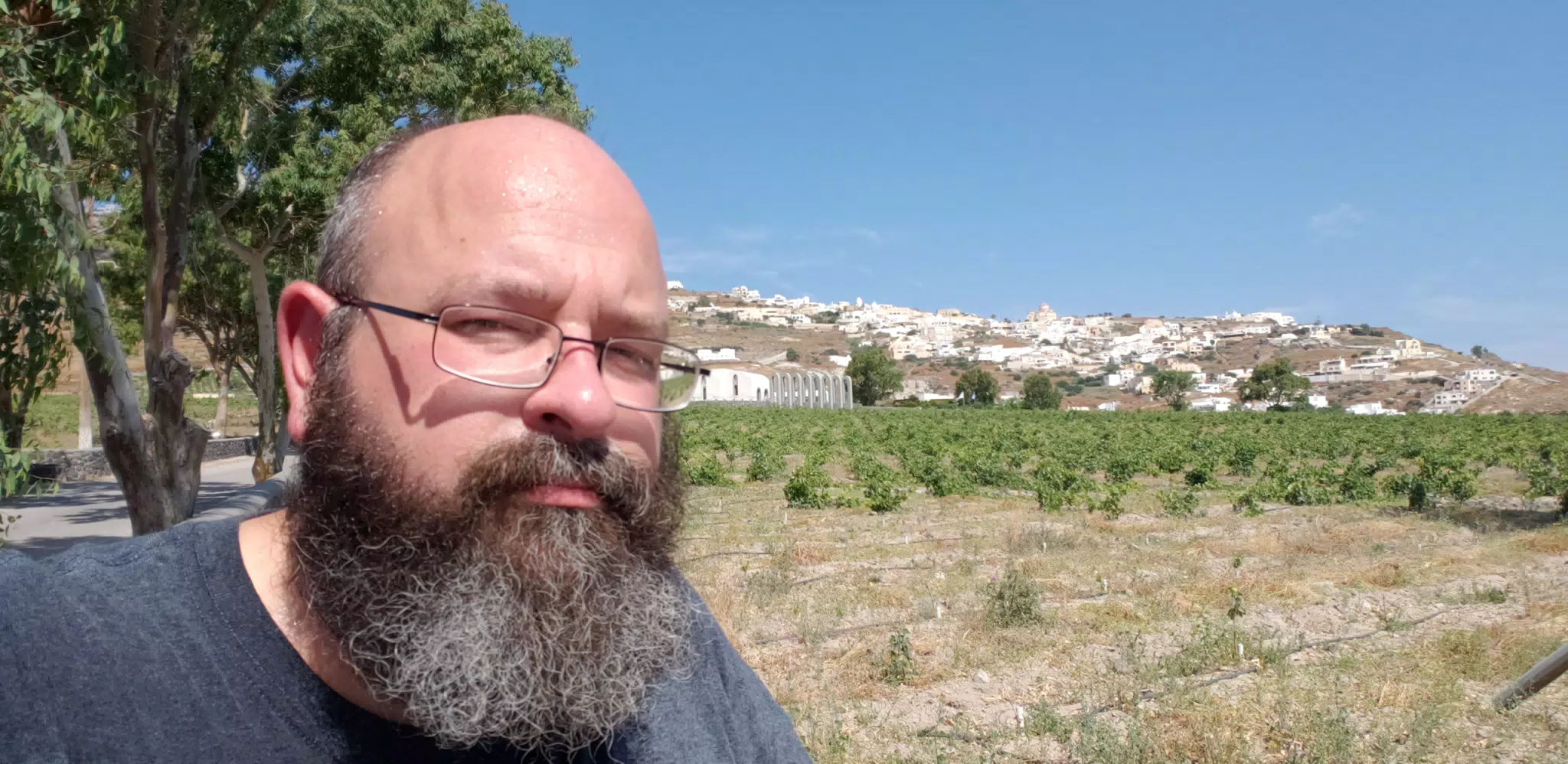 Scott on Santorini