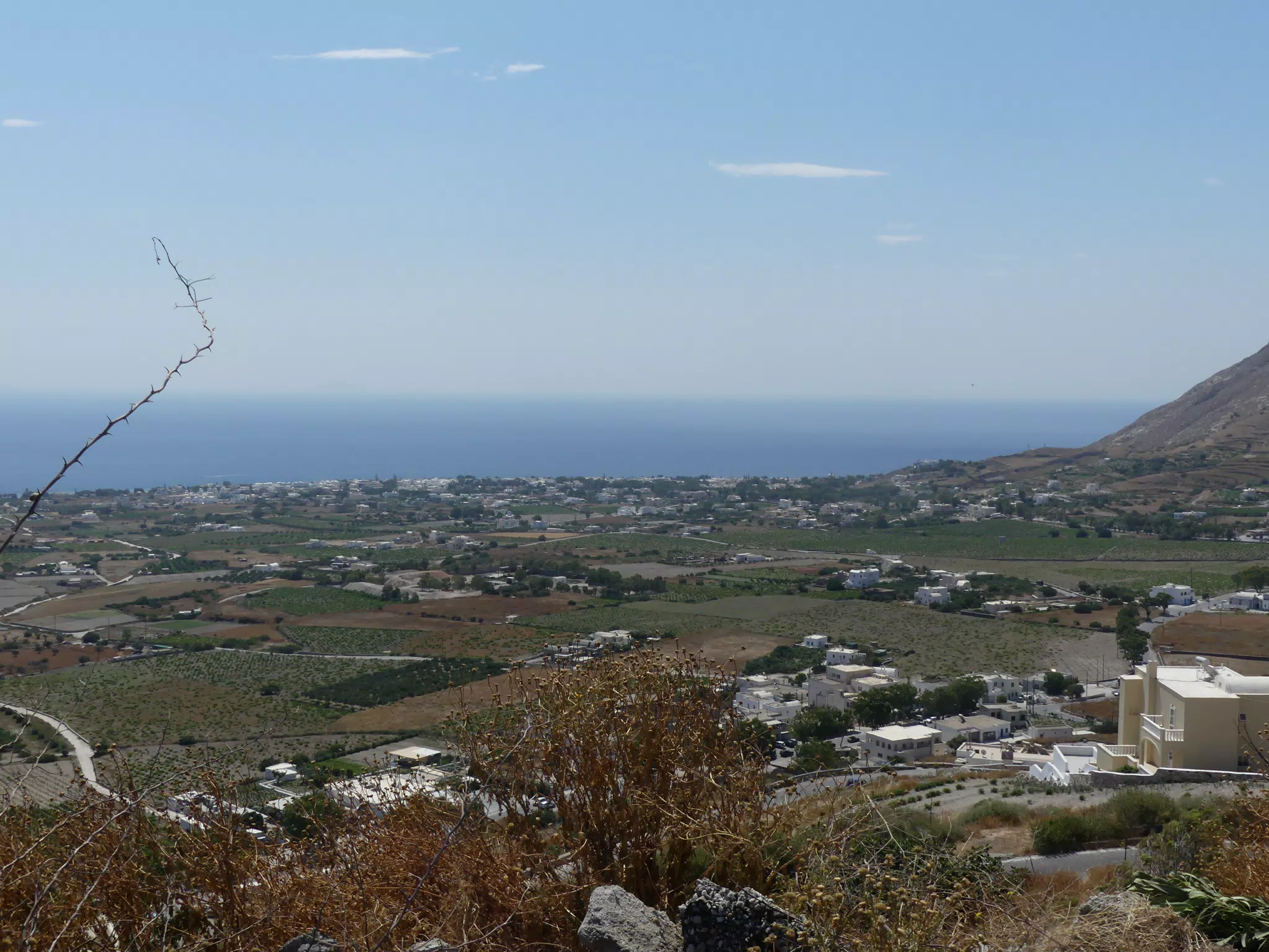 Kamari from Middle of Santorini
