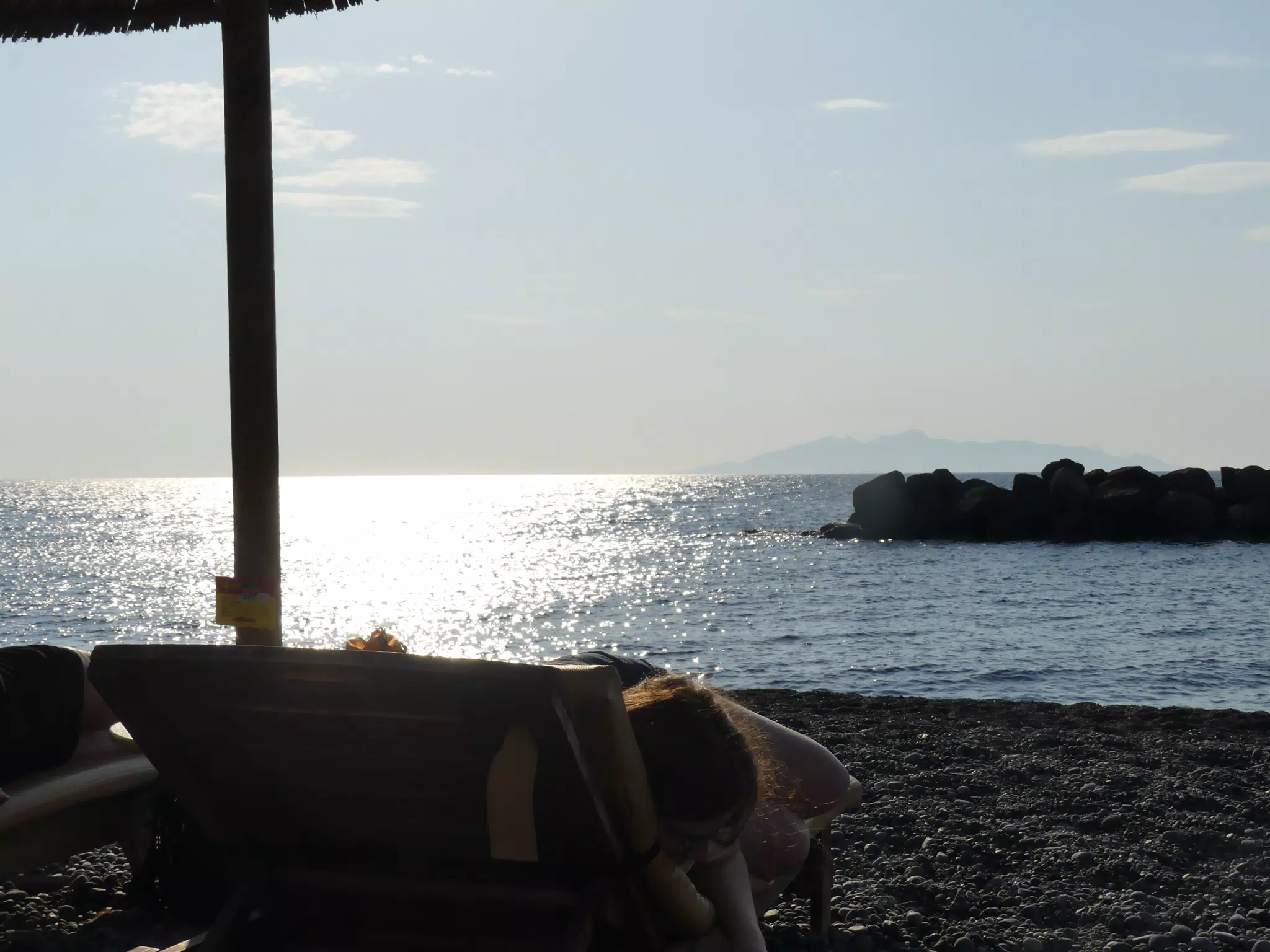Madeline Reading on the Beach at Sunrise