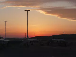 Sunrise Over Athens Airport