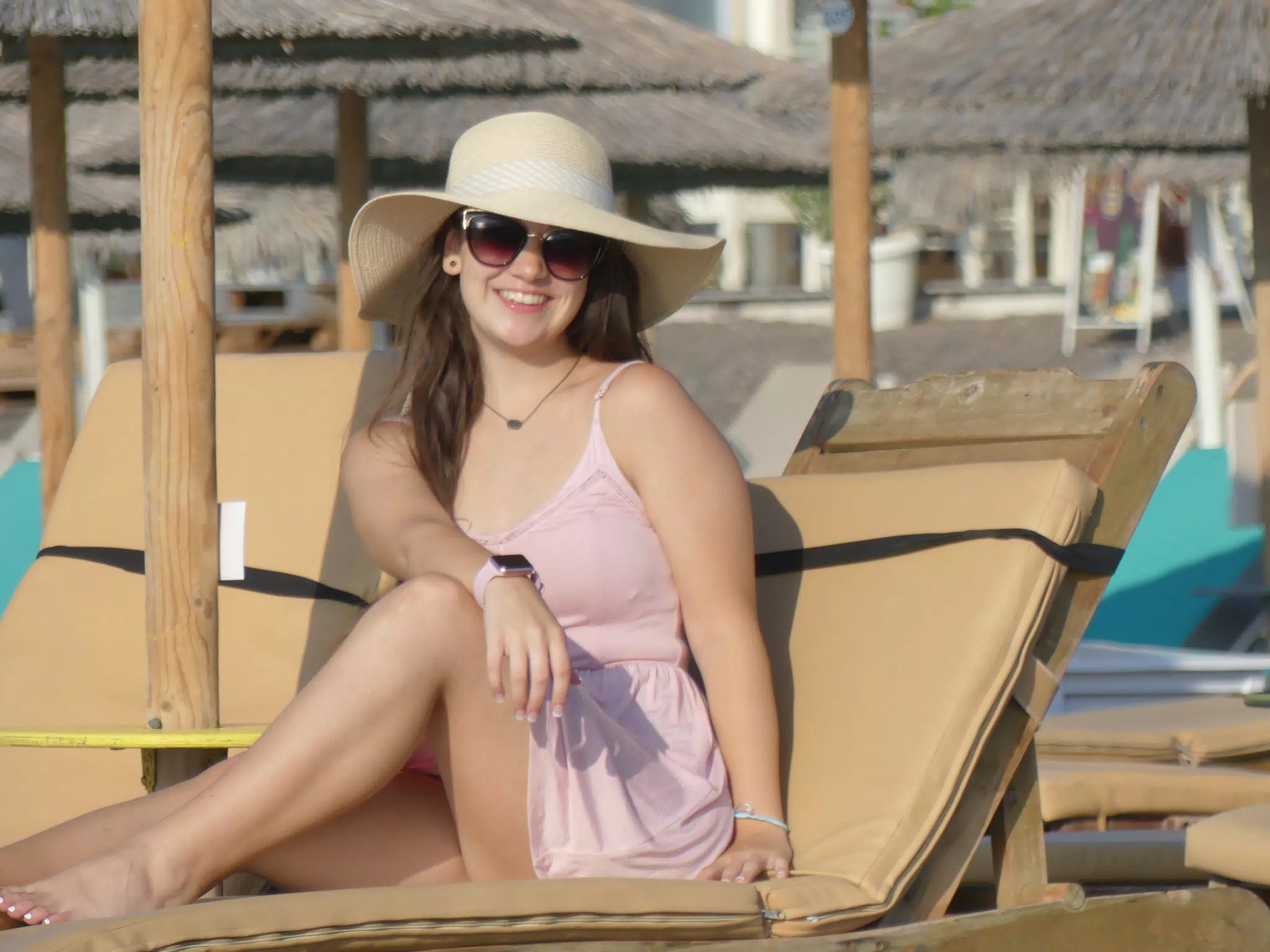 Teen on the Beach in Kamari