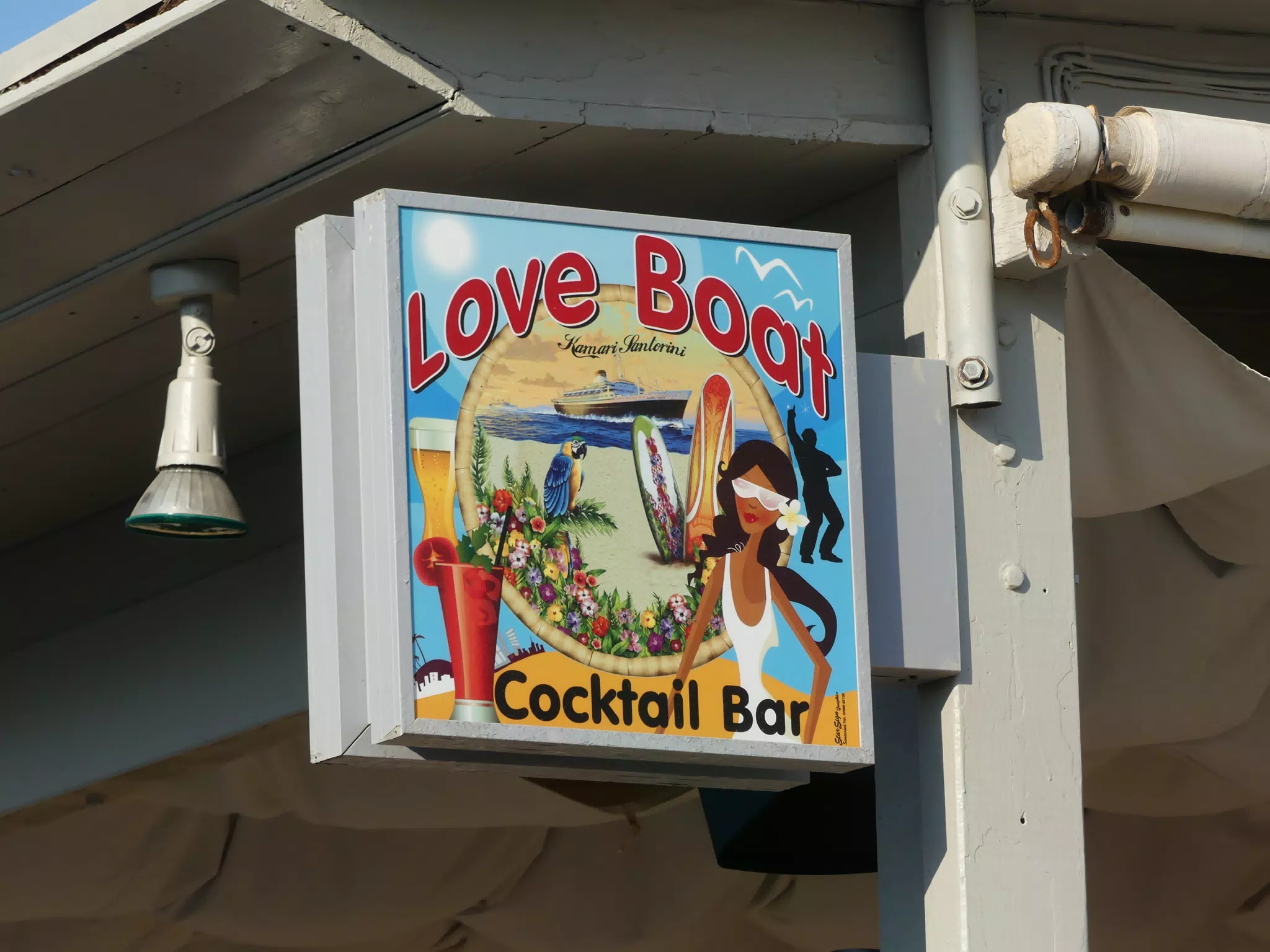 Love Boat Cocktail Bar Kamari Santorini