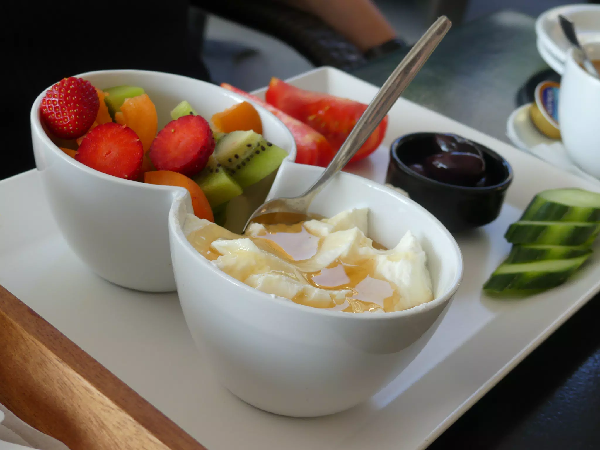 Breakfast in Kamari, Santorini