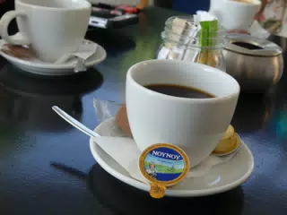 Coffee in Kamari