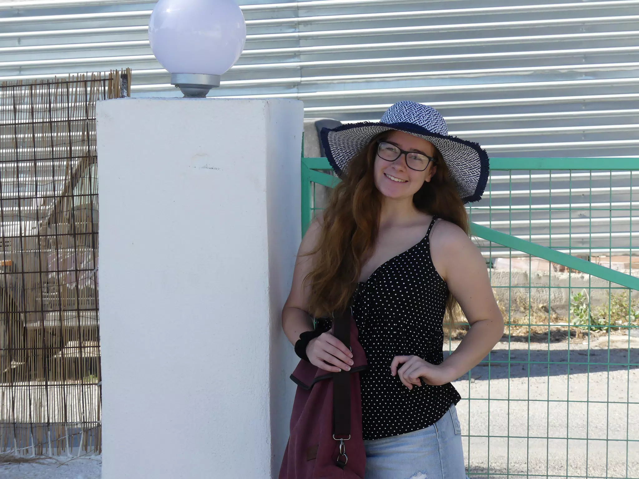Madeline by Gate