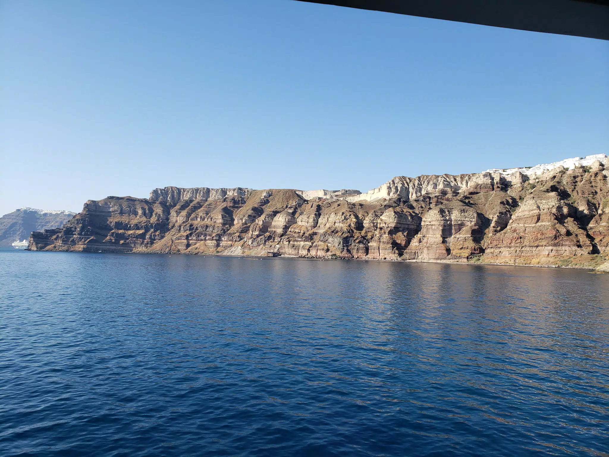 Santorini from Ferry