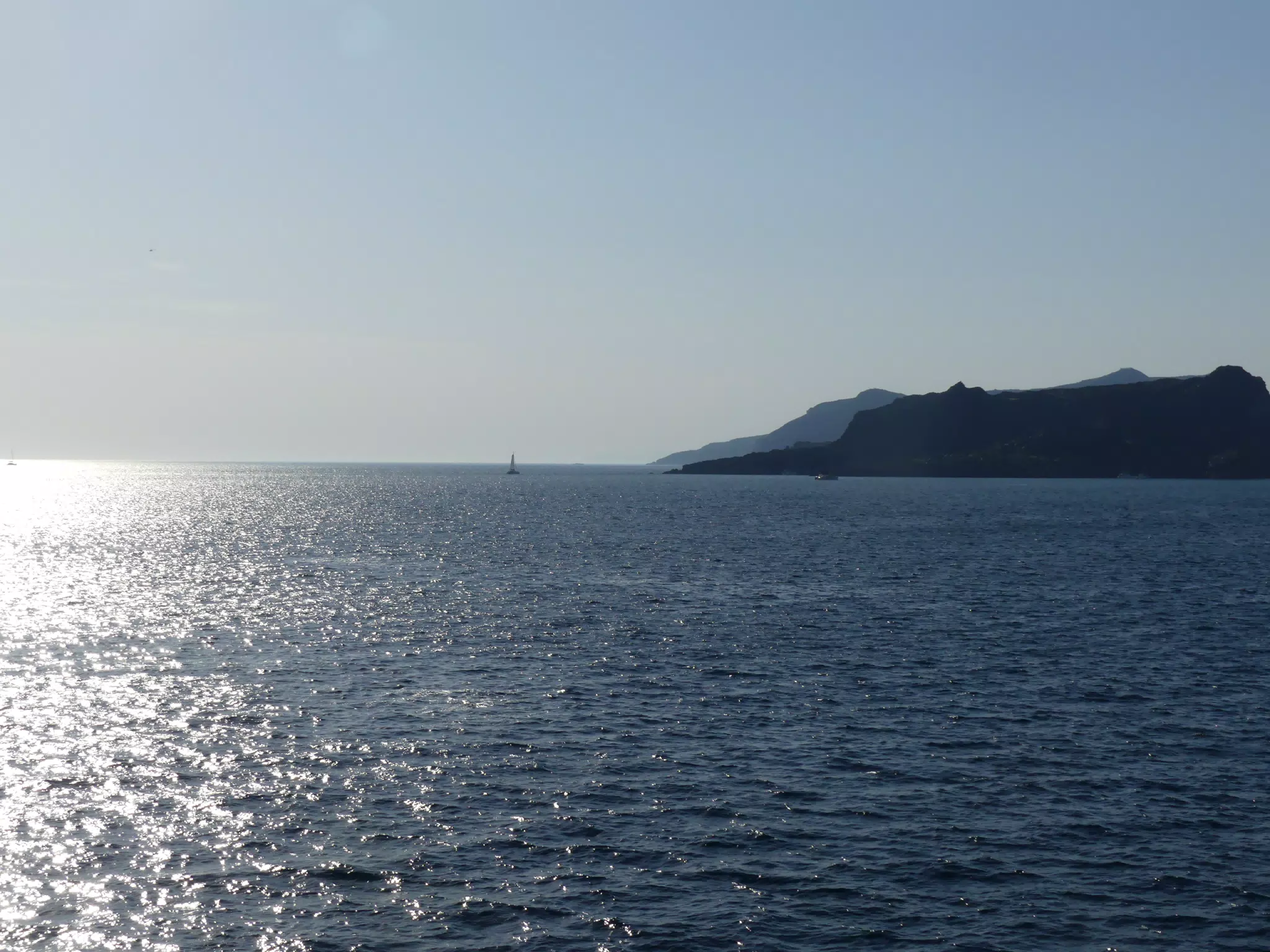 Sunset on the Aegean from Ferry