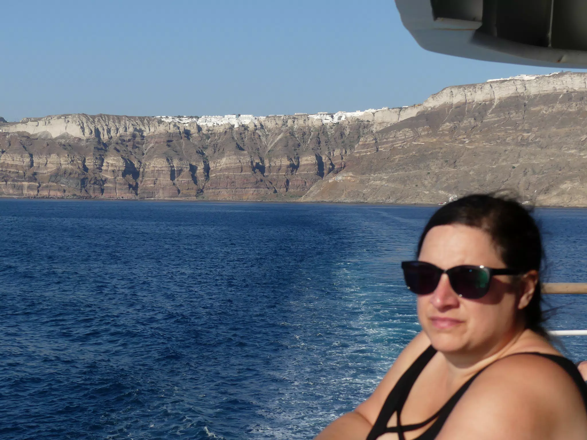 Dominica on Ferry from Santorini to Crete