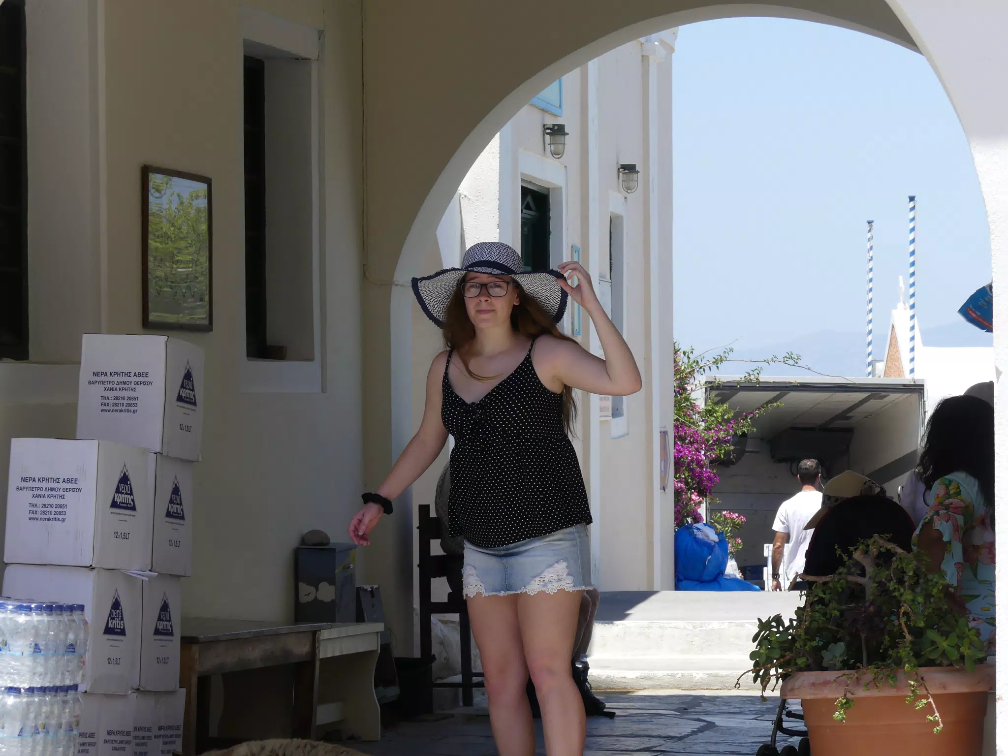Madeline in Oia
