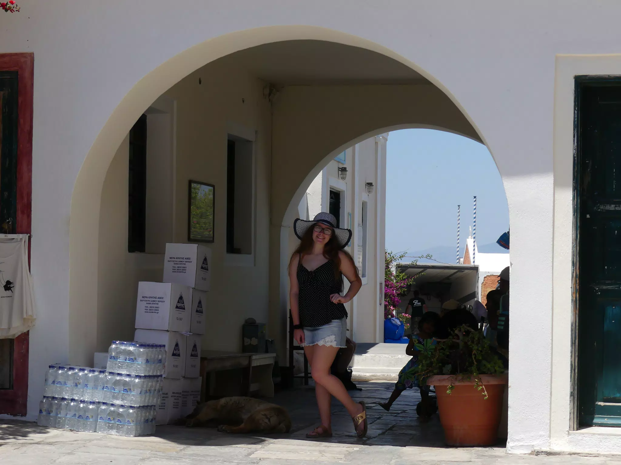 Madeline in Oia