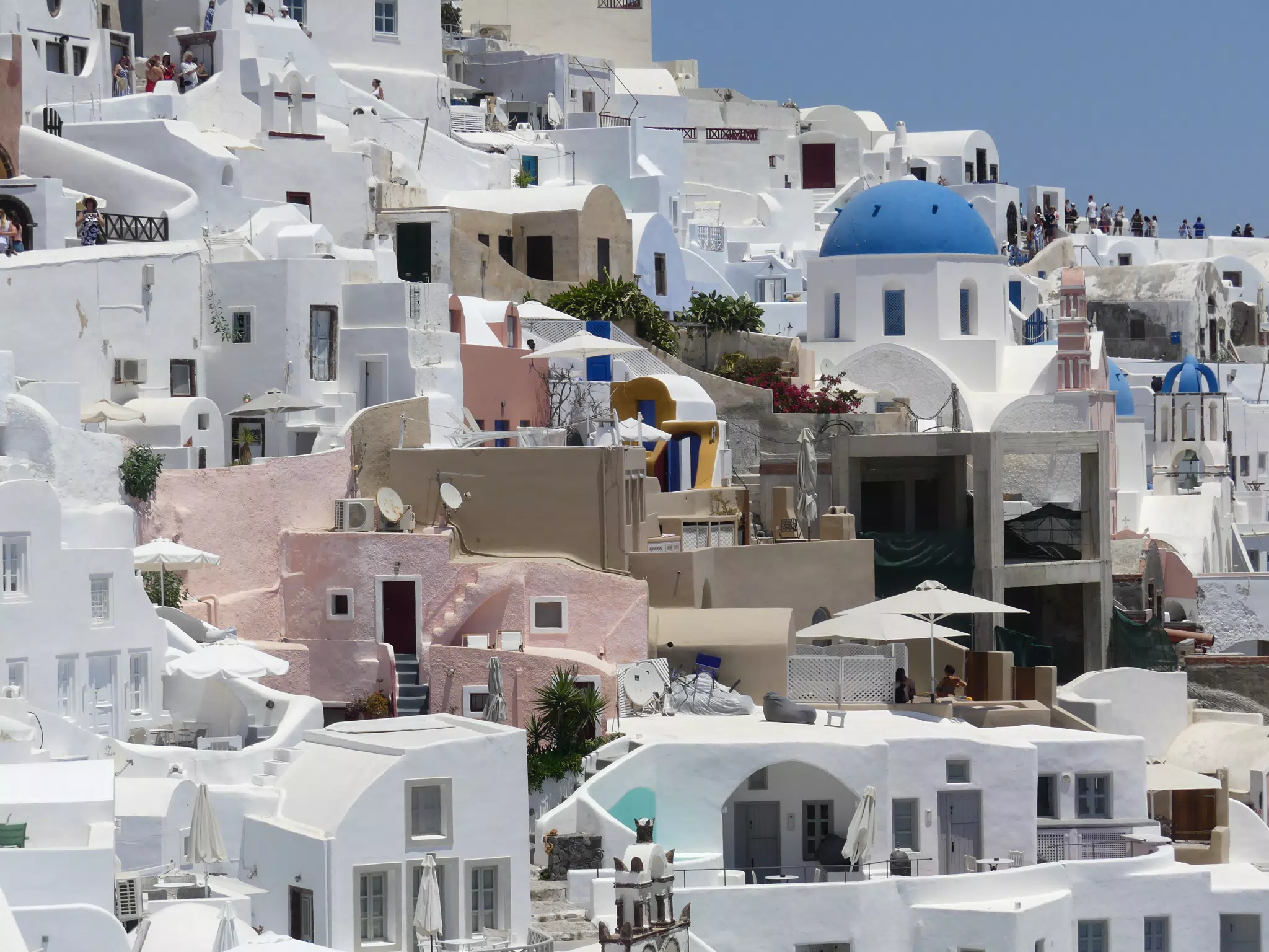 Close Up of Oia