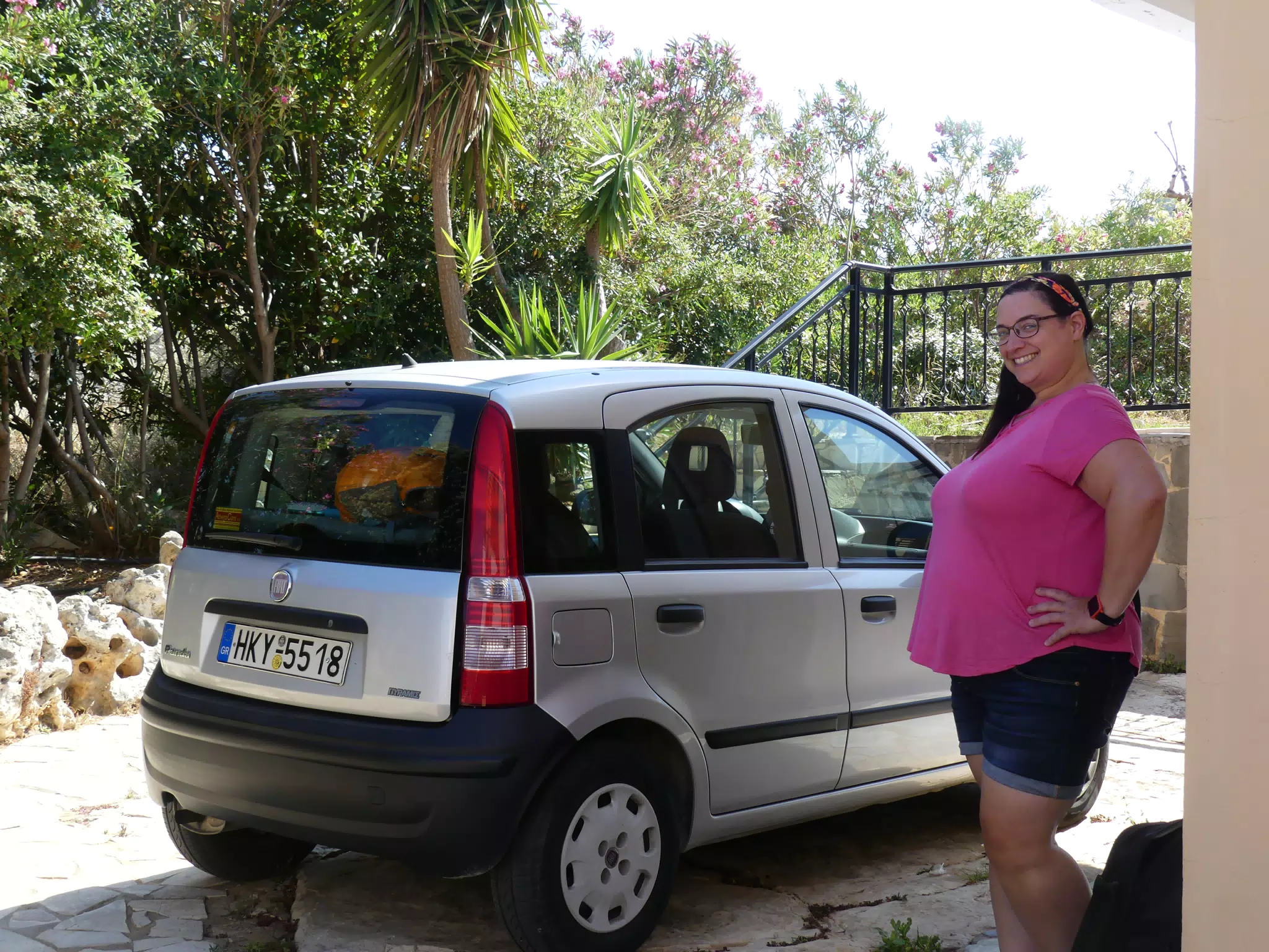 Dominica by Our Fiat Panda in Aptera, Crete