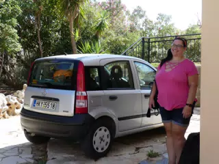 Dominica with Our Fiat Panda in Aptera, Crete